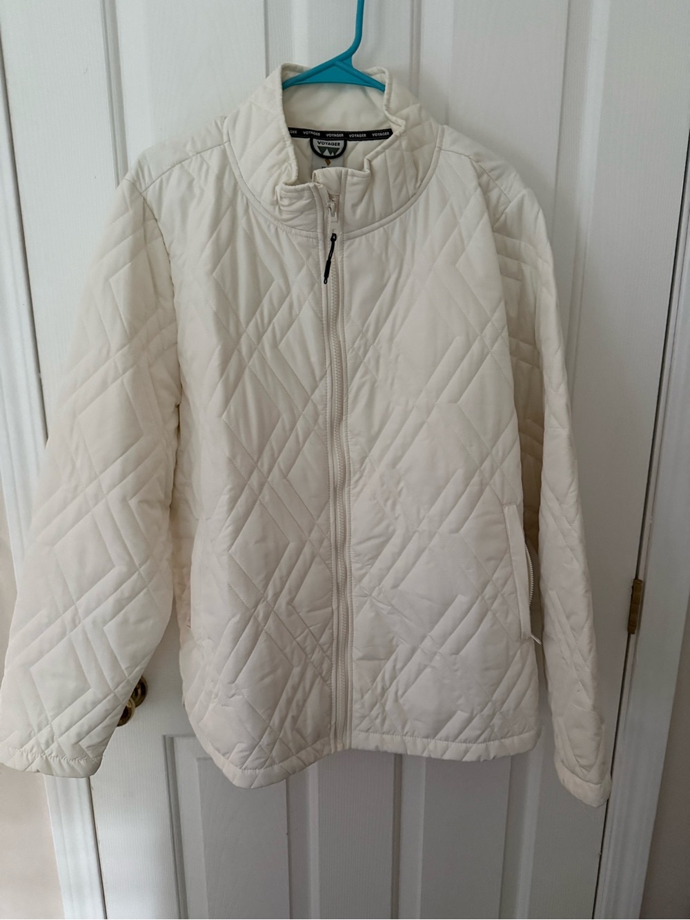 Voyager Cream Quilted Lightweight Puffer Jacket